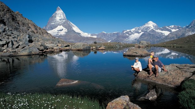 From 3089 metres on the Gornergrat above Zermatt, jagged snow-capped peaks are strung out along the horizon in every direction. But all eyes are on the Matterhorn, whose distinctive hatchet profile adorns postcards, train tickets and souvenirs in this alpine town. In summer at nearby Riffelsee, the mountains are mirrored in the still waters of a lake. In winter, the nine-kilometre ski run back to Zermatt is magnificent. See 