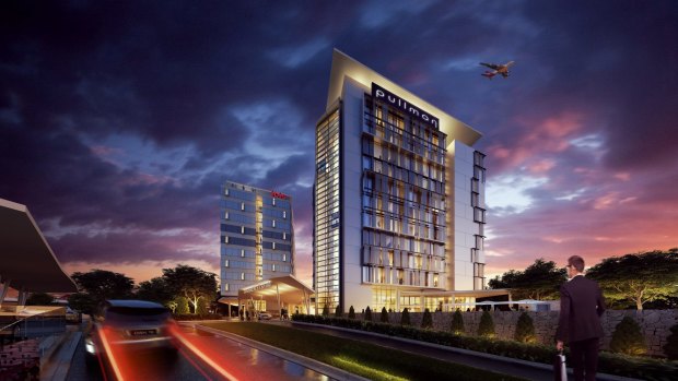 Work on the five-star, 130-room Pullman Hotel and the 3.5-star, 243-room Ibis Hotel will start early next year.