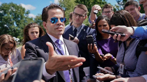 'I'm a straight shooter': White House communications director Anthony Scaramucci. 