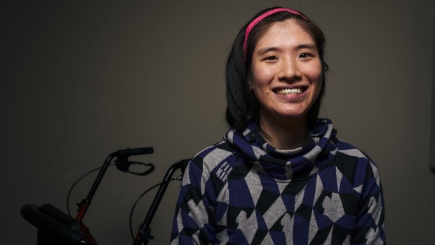 Melinda Mao, whose life has been changed by speech therapy.