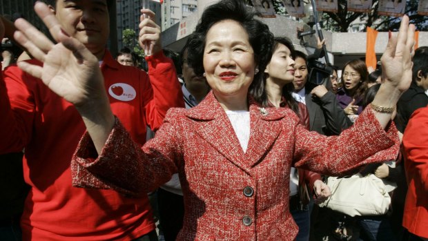 The "Iron Lady" of Hong Kong: Anson Chan, in 2007.
