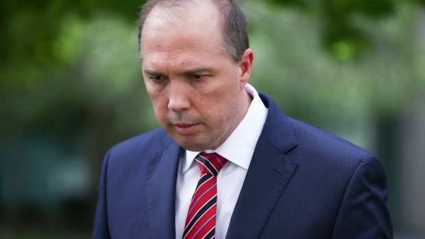 Immigration Minister Peter Dutton.