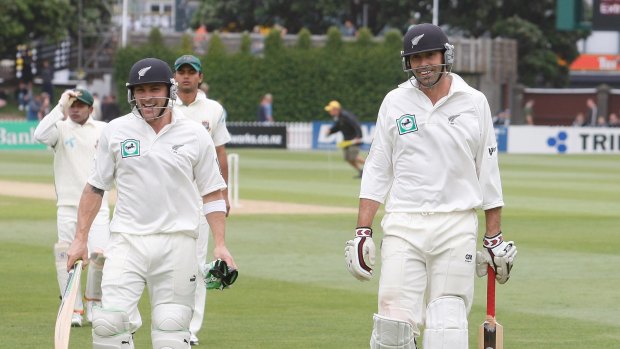 Combative: Stephen Fleming (right) says Brendan McCullum has taken the captaincy to a new level.