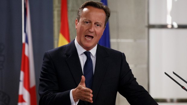 British Prime Minister David Cameron: "We took this action because there was no alternative."
