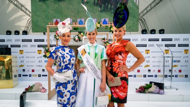 The winners of the 2014 Caulfield Chadstone Fashion Stakes.