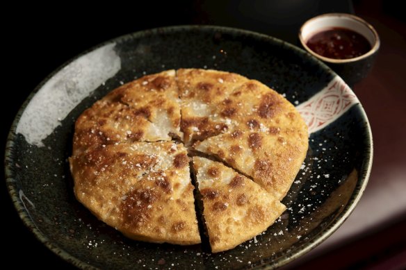 Spice Temple's Northern Chinese-style lamb pancakes are a bonafide winner. 