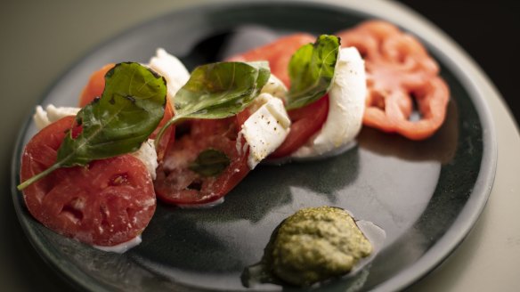 Classic insalata caprese.  