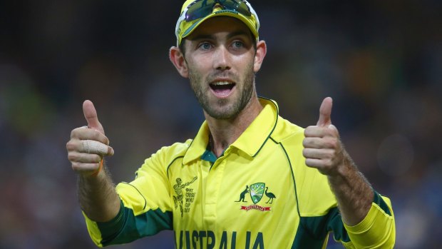 Glenn Maxwell: Back in action for Australia in their Twenty20 match against India at the MCG on Friday night. 