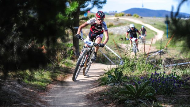 Mount Stromlo is a popular place for mountain biking but eBikes have recently damaged the volunteer-built trails.