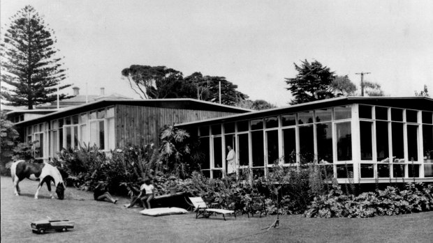 The Holt's residence at Portsea on January 1, 1968.