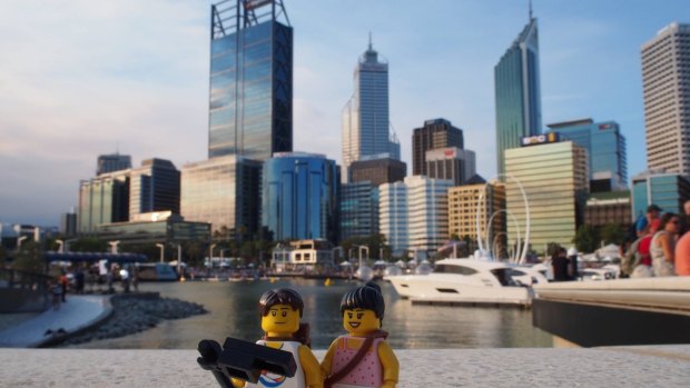 The Lego Travellers check out the sights of Western Australia.