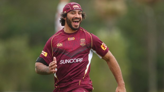 Johnathan Thurston will play  Origin game two after copping a bump at training.