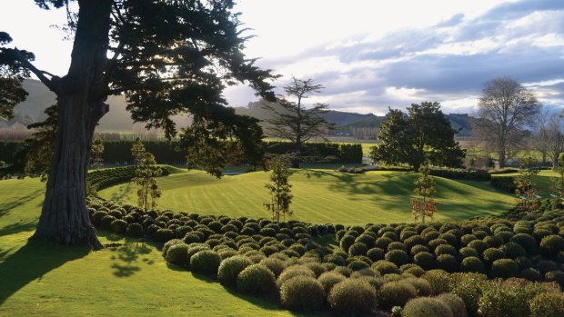 Restored beauty: NBW's Earthworks Garden, on Orango Station, New Zealand.