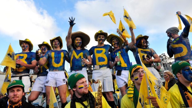 Fan zone: The Brumbies are hoping to get more fans to the clash against the Cheetahs.
