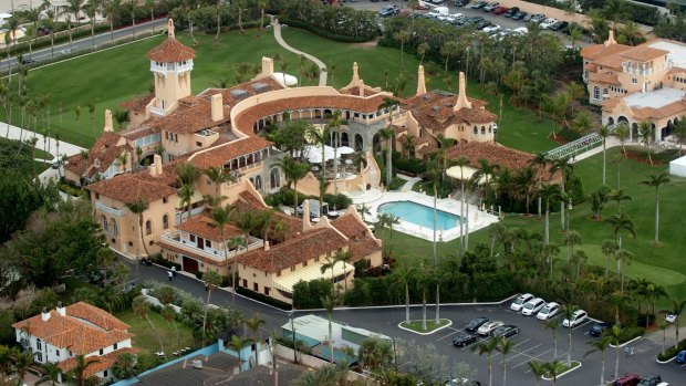 Mar-a-Lago, Donald Trump's estate in Palm Beach, Florida.  