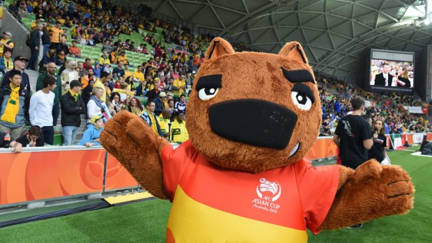 Nutmeg: Or is that Fatso? The official mascot of the Asian Cup.