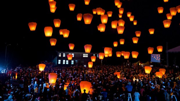 Taipei's lantern festival 