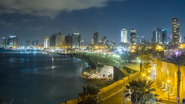 Nightlife of Tel Aviv.