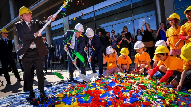 John Gandel launches Legoland at Chadstone Shopping Centre. 