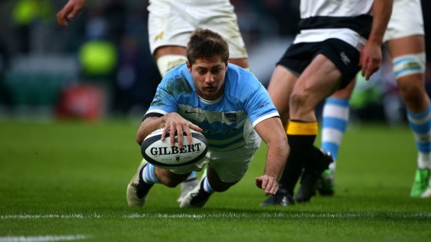 Lucky: Argentina rugby star Santiago Cordero escaped with only cuts and bruises from a car crash.