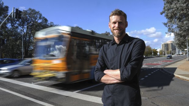 Senior lecturer in renewables and energy storage at the ANU, Evan Franklin, is keen to see Canberra become an electric car city. 