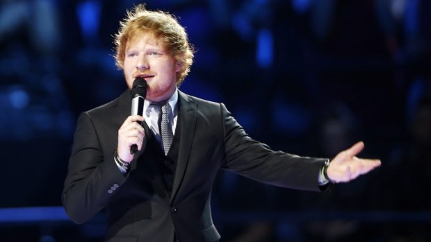 British singer Ed Sheeran was rushed to hospital after the princess sliced his face with a sword.