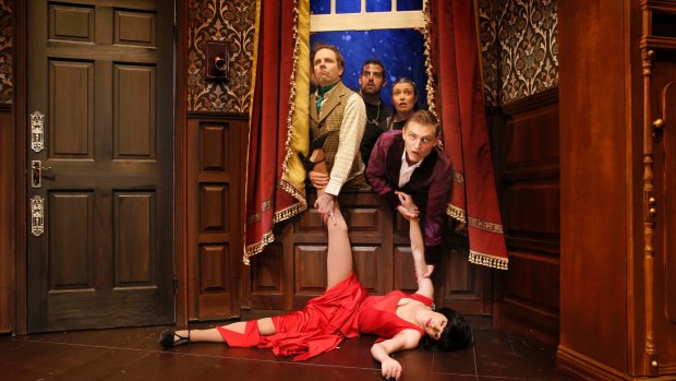 Demanding physical comedy is central to <i>The Play That Goes Wrong</i>.