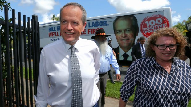 Opposition Leader Bill Shorten in Cairns on Monday.