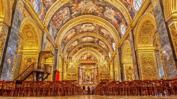 St Johns Co-Cathedral, Valetta, Malta.