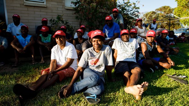 Migrant workers from Vanuatu meeting over the company's action.