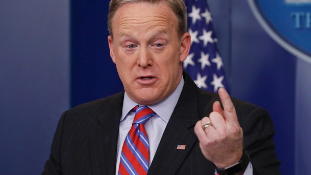 "I don't think we regret anything," Sean Spicer told reporters.