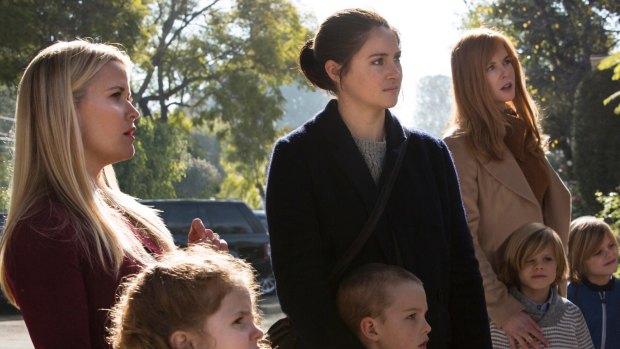 Reece Witherspoon (left), Shailene Woodley and Nicole Kidman star in 