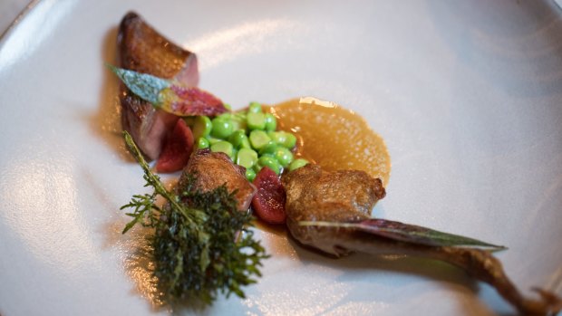 The go-to dish of roast squab.