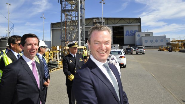 Industry Minister Christopher Pyne could be in trouble in his own seat but a deal on submarine manufacturing might help ease the pressure.