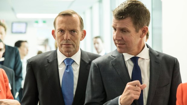 "Internal distractions are never helpful": Premier Mike Baird's NSW election hopes may be hurt by the negative perceptions of the Prime Minister.