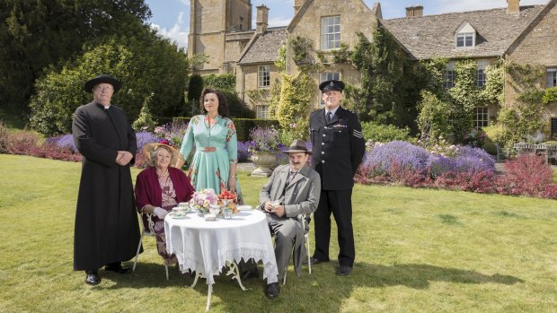 Father Brown is set in the fictional 1950s Cotswold village of Kembleford.