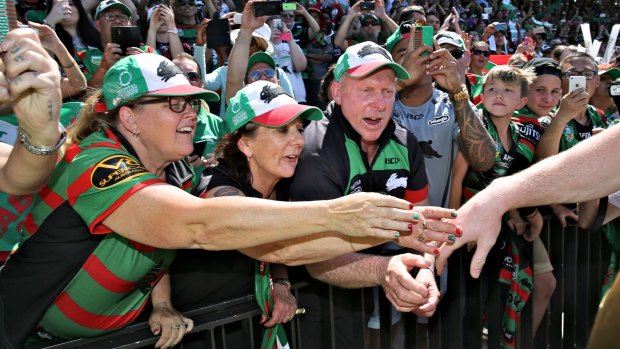 A chance for the fans: The NRL will set up a fan friendly area at Darling Harbour in the lead up to the grand final.