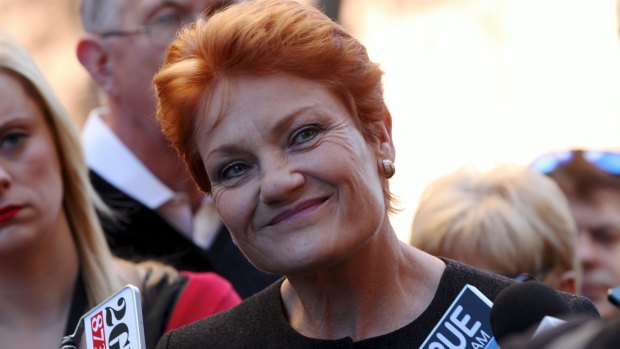 Pauline Hanson has named Scott Morrison as her pick for future Liberal leader, saying Malcolm Turnbull "leans too much to the Labor side".