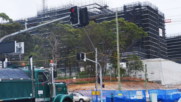 The Northern Beaches Hospital, now being built on part of Duffy's Forest.