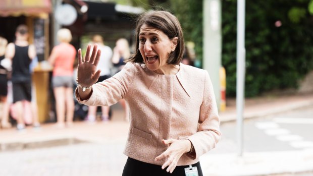 No stopping her now.  Gladys Berejiklian.