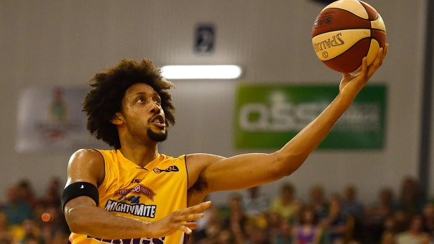 Looking up: Kings import Josh Childress will be back in the NBL next season.