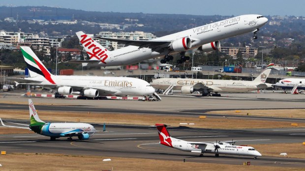 More than 9 million passengers flew on the Sydney-Melbourne route in 2017.