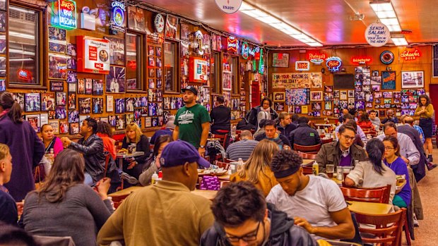 Katz's Deli on the Lower East Side.