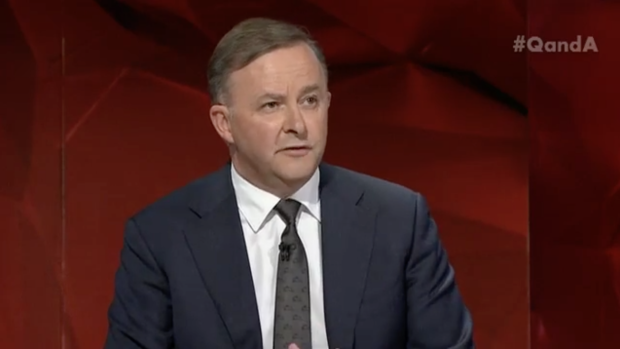 Labor's Anthony Albanese on Q&A.