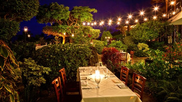 Dinner under the stars.