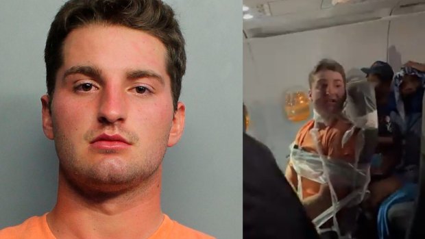 Maxwell Berry, 22, of Norwalk, Ohio, was arrested on Saturday at Miami International Airport and charged with three counts of misdemeanor battery. Berry is accused of groping two female flight attendants and punching a male flight attendant during a flight.