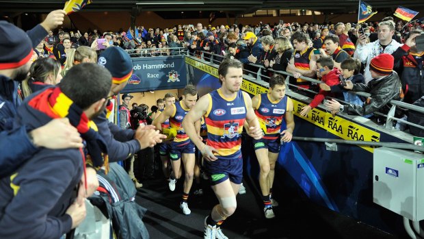 Adelaide is keeping a close eye on those hunting for Patrick Dangerfield's signature.
