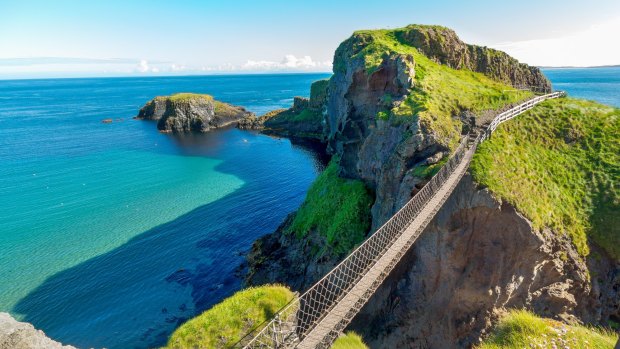 The rope bridge at Carrick-a-Rede.