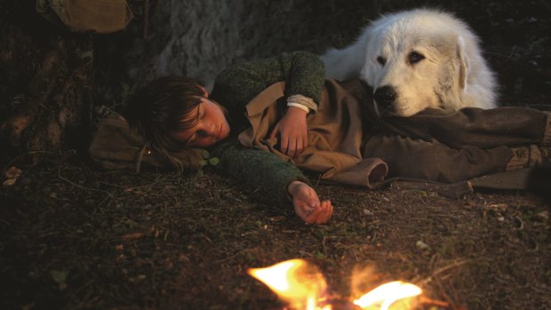 BFFs: French orphan Sebastian (Felix Bossuet) and his Pyrenean mountain dog Belle are back in Belle and Sebastian - The Adventure Continues.
