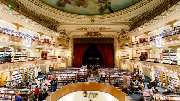 El Ateneo Grand Splendid book store in Buenos Aires.